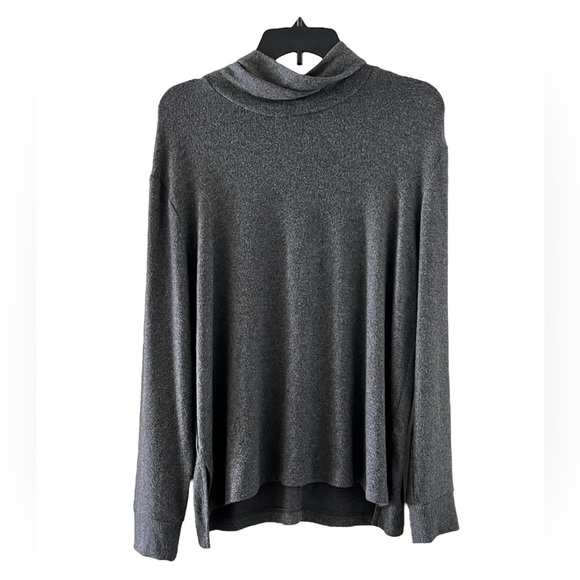 Stars Above Women’s Cashmink Lounge Top (Heather Grey) - Picture 2 of 7